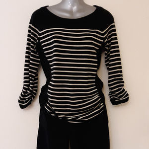 4/$25 Metaphor Maternity Striped Sweater